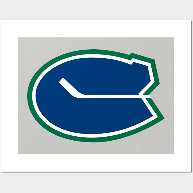 Canucks - Habs logo mashup Wall Art by phneep